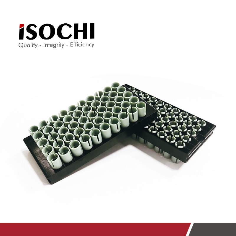 Black Plastic PCB Tool Cassette Split Type For CNC Tongtai Drilling Machine