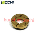 Golden Steel Slotted Pressure Foot Disk Insert for PCB Hitachi Machine Consumables Manufacturer