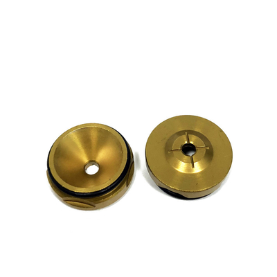 Small Hole Pressure Foot Disk Insert Golden Steel For CNC Hitachi Drilling Machine OEM Available