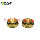 Small Hole Pressure Foot Disk Insert Golden Steel For CNC Hitachi Drilling Machine OEM Available