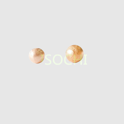 Top quality 0.5-60MM solid hollow brass balls copper anode sphere tea drilled 99.99 tu0 copper ball 30mm
