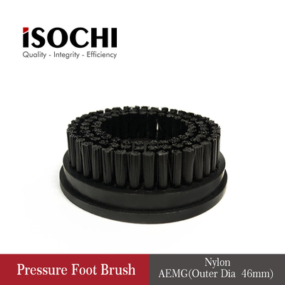 Nylon Pressure Foot Brush 46mm Outside Diameter For AEMG Routing Machine