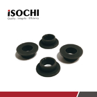 CNC Schmoll Machine Plastic Insulating Sheet , Insulator Plastic Ring Black Color