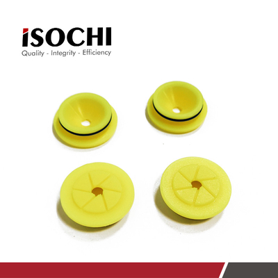 Small Hole Pressure Foot Insert Yellow Plastic For Takisawa Drilling Machine