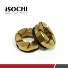 Golden Steel Pressure Foot Disk Insert , PCB Machine Parts For Pressure Foot