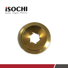Copper Golden Pressure Foot Disk Insert 28mm For CNC HiCNC Drilling Machine