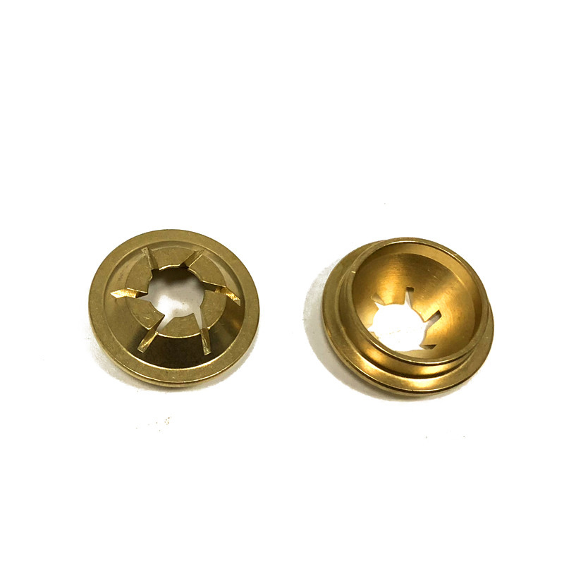 Copper Golden Pressure Foot Disk Insert 28mm For CNC PCB HiCNC Drilling Machine OEM Available
