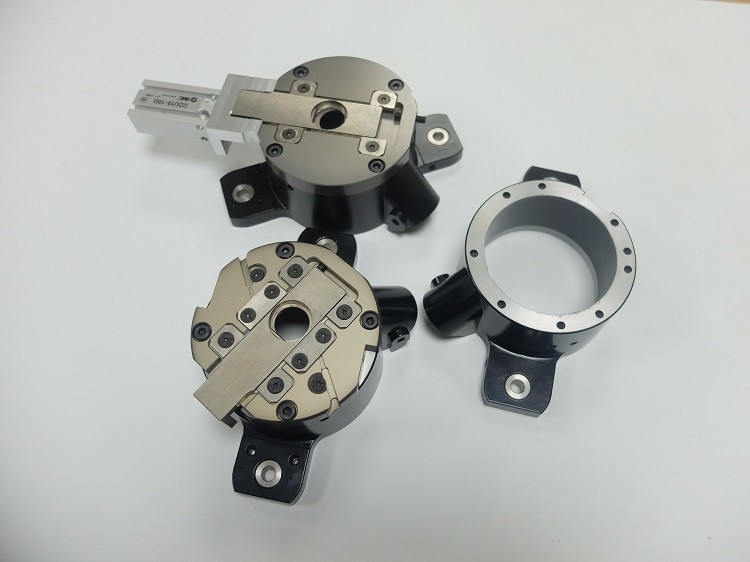 Aluminum OEM PCB CNC Spindle Parts Pressure Foot Assembly For PCB Tongtai Drilling Machine