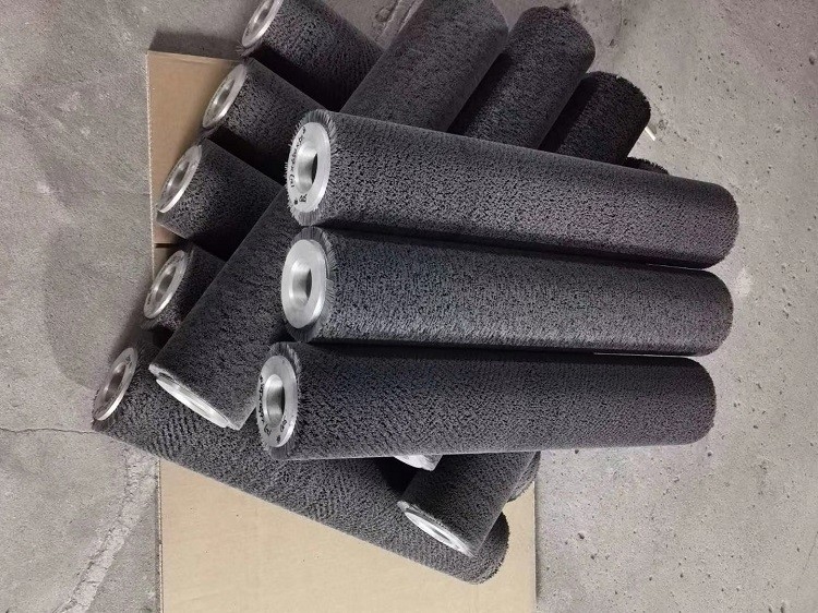 Non Woven Flap Silicon Carbide Roller Brush For Deburring Slag